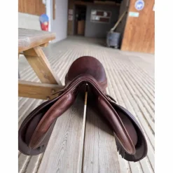 📌 À VENDRE – Selle Éric Thomas mixte 17” + sangle & étrivières*Eric Thomas Best