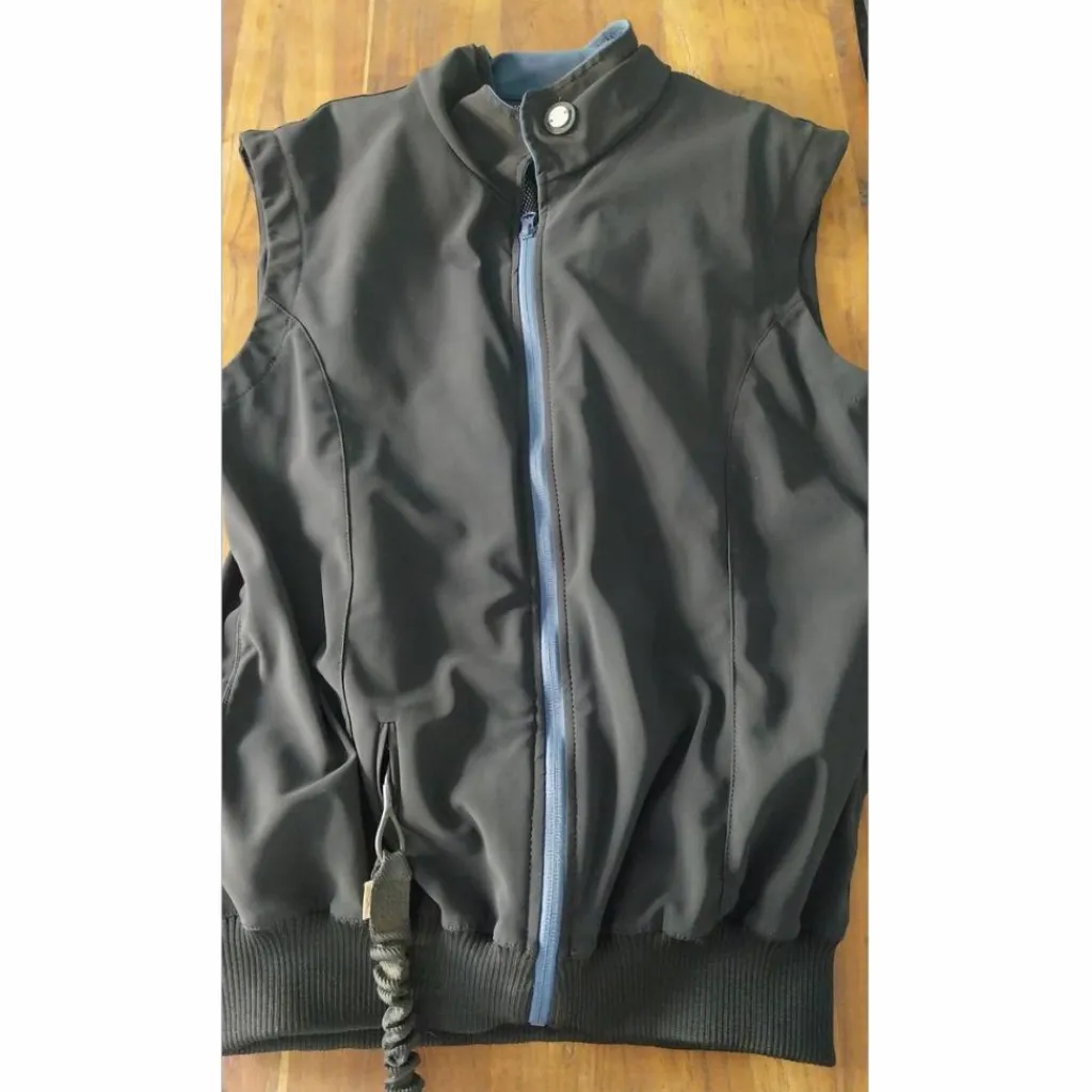 Airbag zip in vestes oscar et Gabrille + Equitheme*Helite Best
