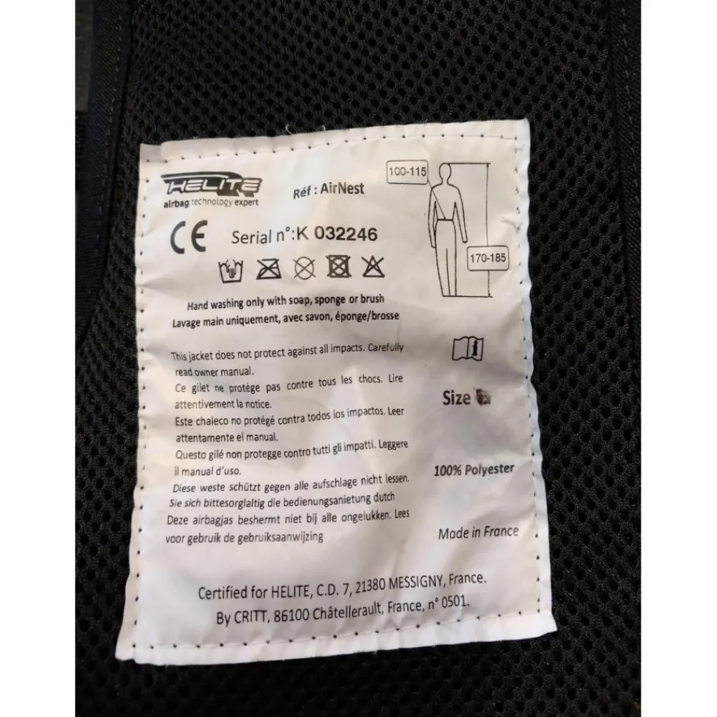Helite Airbags>Airbag Hélite L