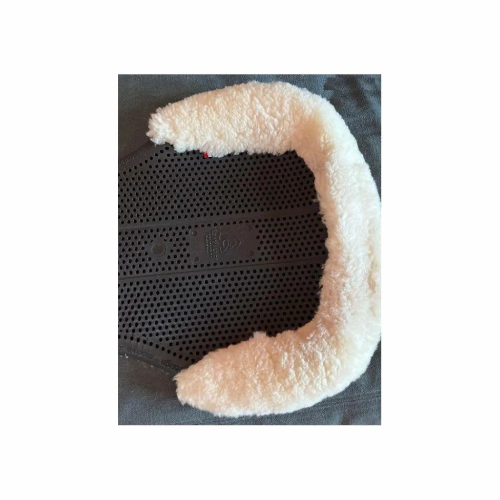 Acavallo Amortisseurs>Amortisseur de dos gel noir bordure mouton