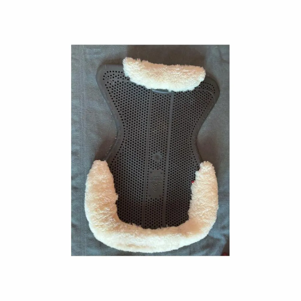 Acavallo Amortisseurs>Amortisseur de dos gel noir bordure mouton