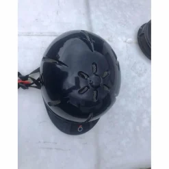 Decathlon Casques Et Bombes>bombe fouganza bleu marine enfant réglable ( 48/52 )