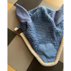 Equitheme Bonnets>Bonnet anti-mouche Equithème bleu