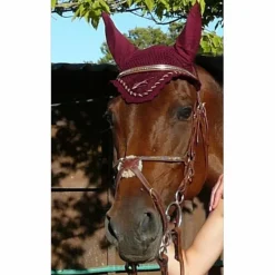 Lamicell Bonnets>Bonnet bordeaux taille poney