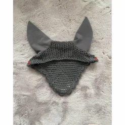 Equitheme Bonnets>bonnet court gris et rouge taille FULL