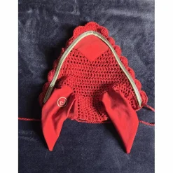 Bonnet rouge neuf taille cheval*Equitheme New