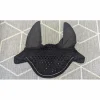 - Marque inconnue - Bonnets>bonnet noir à strass taille poney fait main