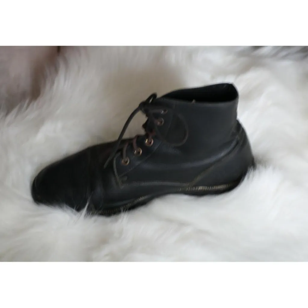 Boots Classic Lacets Black*Fouganza New