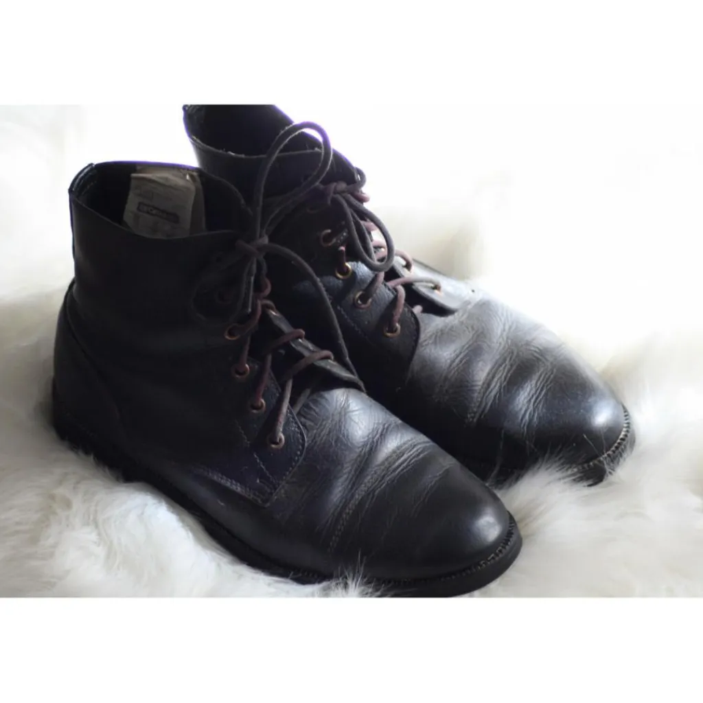 Boots Classic Lacets Black*Fouganza New
