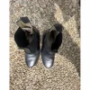 Fouganza Boots>boots cuir noir