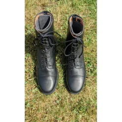 Boots cuir noir*Performance Online