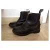 Equitheme Boots>Boots equithème zip cuir enfants