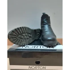 Boots cuir Brun 44*Norton Clearance