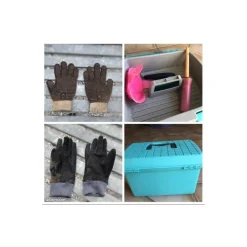 Kit De Pansage>Boîte de pansage/brosses/gants