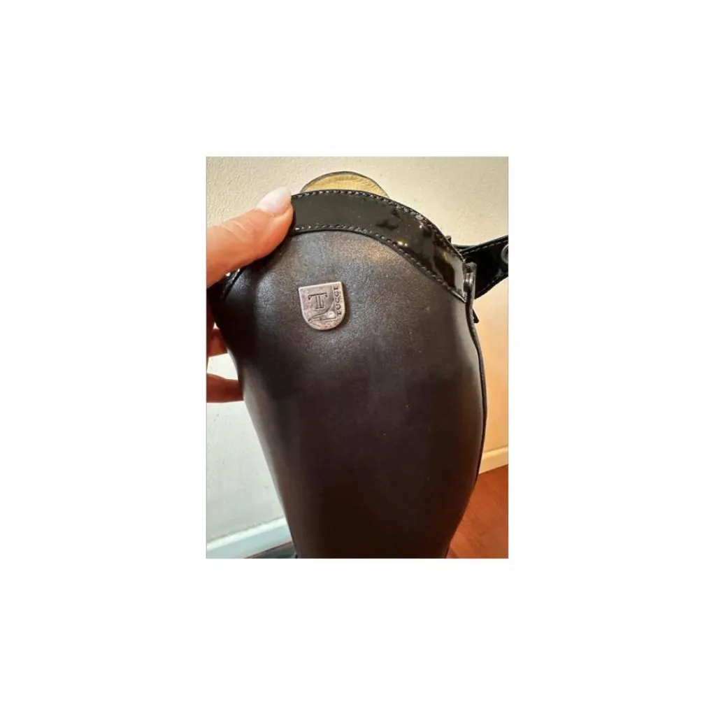 Botte en cuir TUCCI taille 40*- Marque inconnue - Discount
