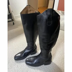 Bottes cuir noir*- Marque inconnue - Sale