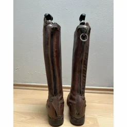 Bottes d’équitation cuir brun Tricolore taille 36*De Niro Boot Co Sale
