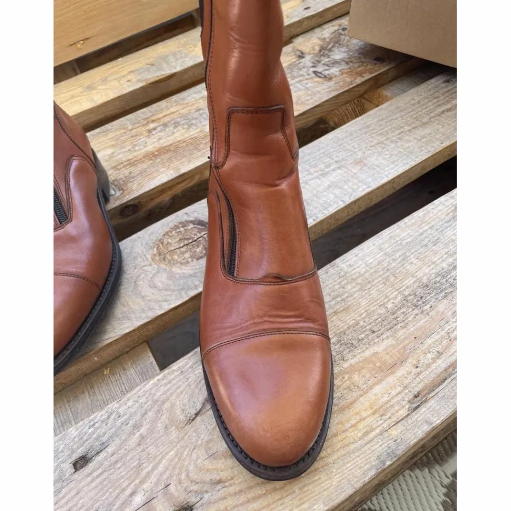 - Marque inconnue - Bottes>Bottes d’équitation valverde marron cognac