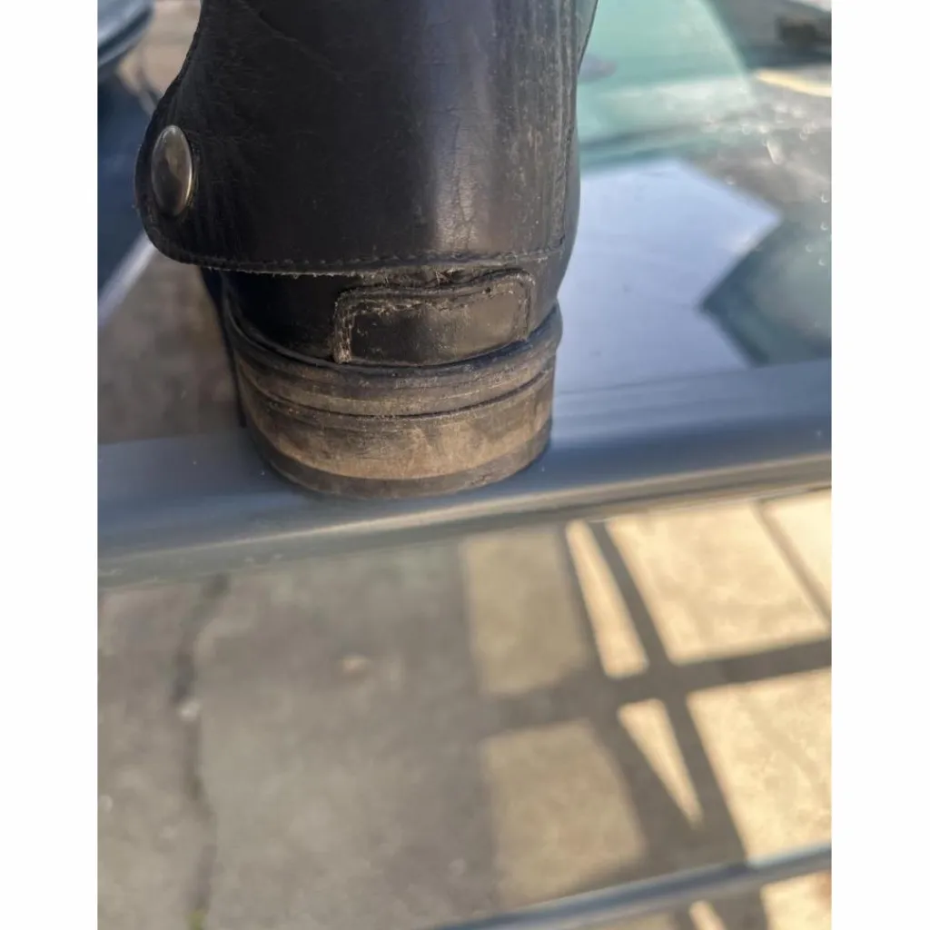 Ferro di cavallo Bottes>Bottes en cuir noir