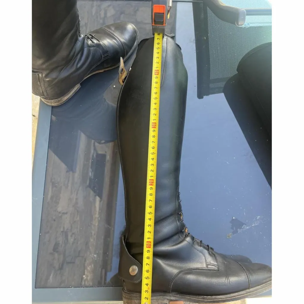 Ferro di cavallo Bottes>Bottes en cuir noir