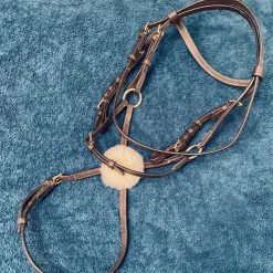 Bridon + rênes master cuir havane poney*HFI Online