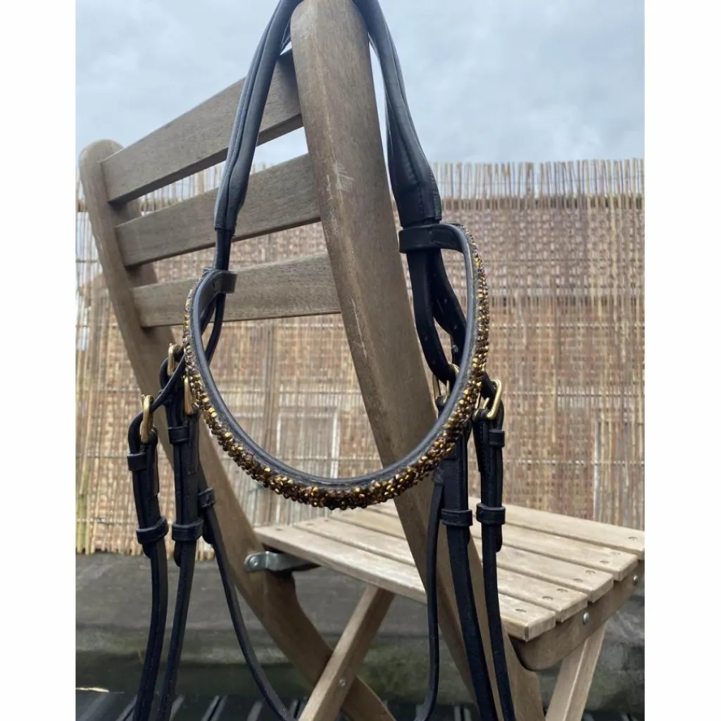 LJ Leathers Bridons - Filets>Bridon dressage
