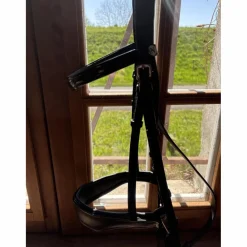 Norton Bridons - Filets>Bridon Dressage Noir taille COB