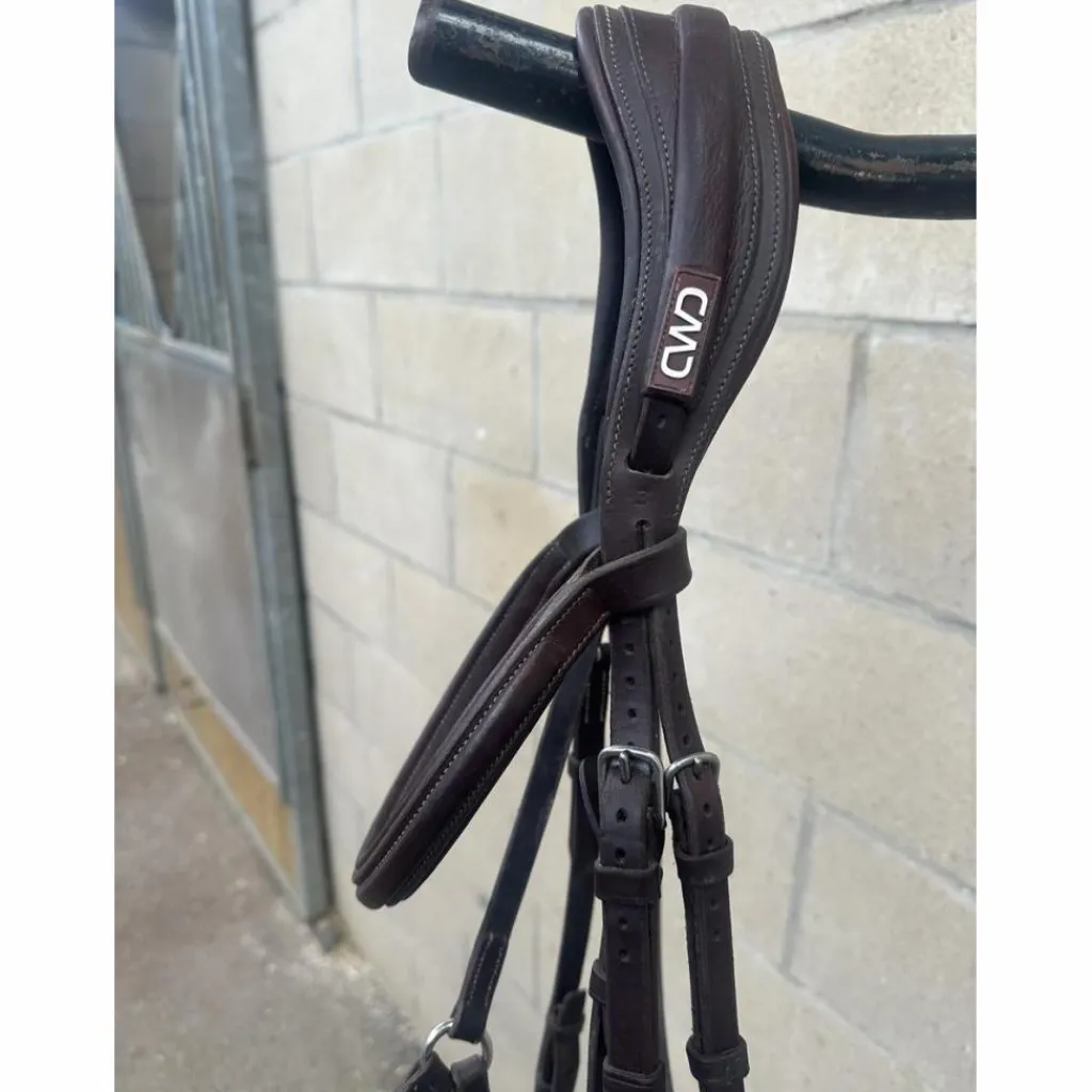 CWD Bridons - Filets>Bridon muserolle croisée taille 3-cheval