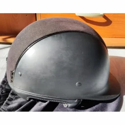 Casque shadowmatt top alcantara, chrome noir blason Swarovski taille M*Samshield Discount