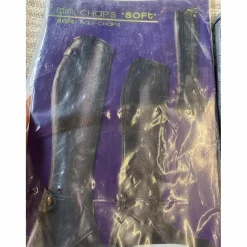 Chaps cuir noir*Equitheme New