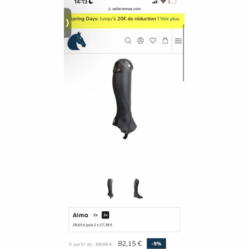 T de T Chaps>Chaps en cuir de vache haute qualité