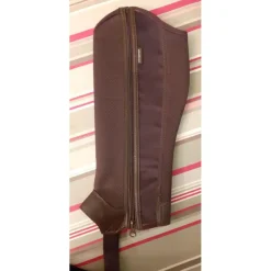 Chaps Équitation adulte 100 mesh marron*Fouganza New