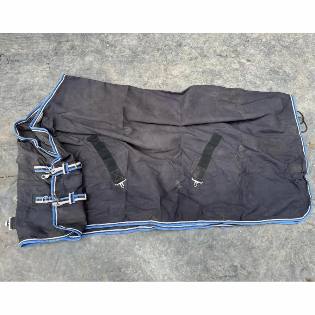 Chemise coton bleu marine 5,9*Equitheme Clearance