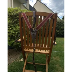 Collier de chasse à élastique bordeaux*Time Rider Outlet