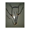 HFI Colliers De Chasse>Collier de chasse 5 points mouton cuire noir