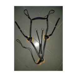 HFI Colliers De Chasse>Collier de chasse 5 points mouton cuire noir