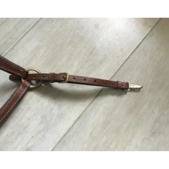 Collier de chasse cuir marron - Taille cheval*Forestier Online
