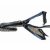 Collier de chasse T cob cuir noir gros élastiques larges bleu*- Marque inconnue - Hot