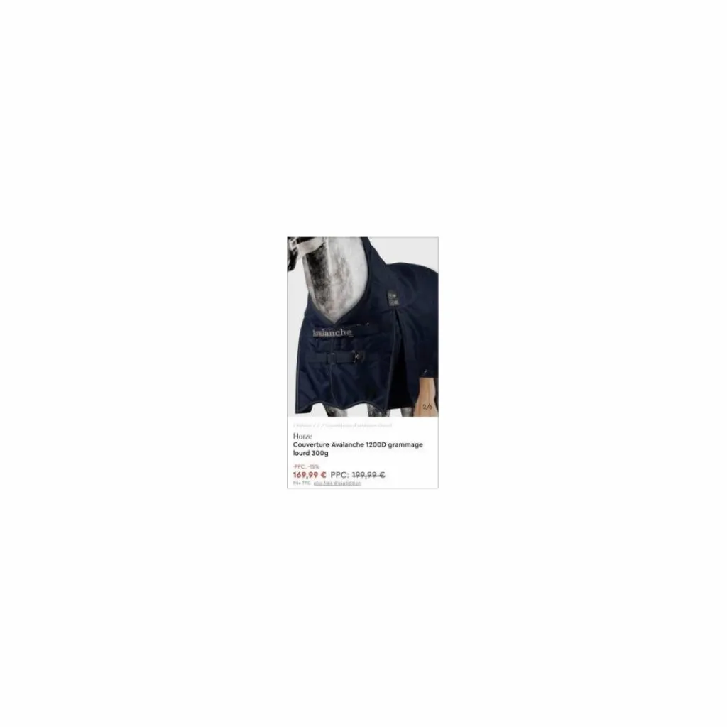 Couverture Avalanche*Horze Hot
