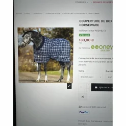 Couverture Rambo*Horseware New