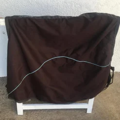 Fouganza Couvres-Reins>Couvre - Reins Marron/Bleu Imperméable