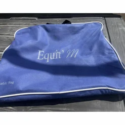 Couvre rein bleu imperméable et polaire taille 140cm*Equitheme Clearance