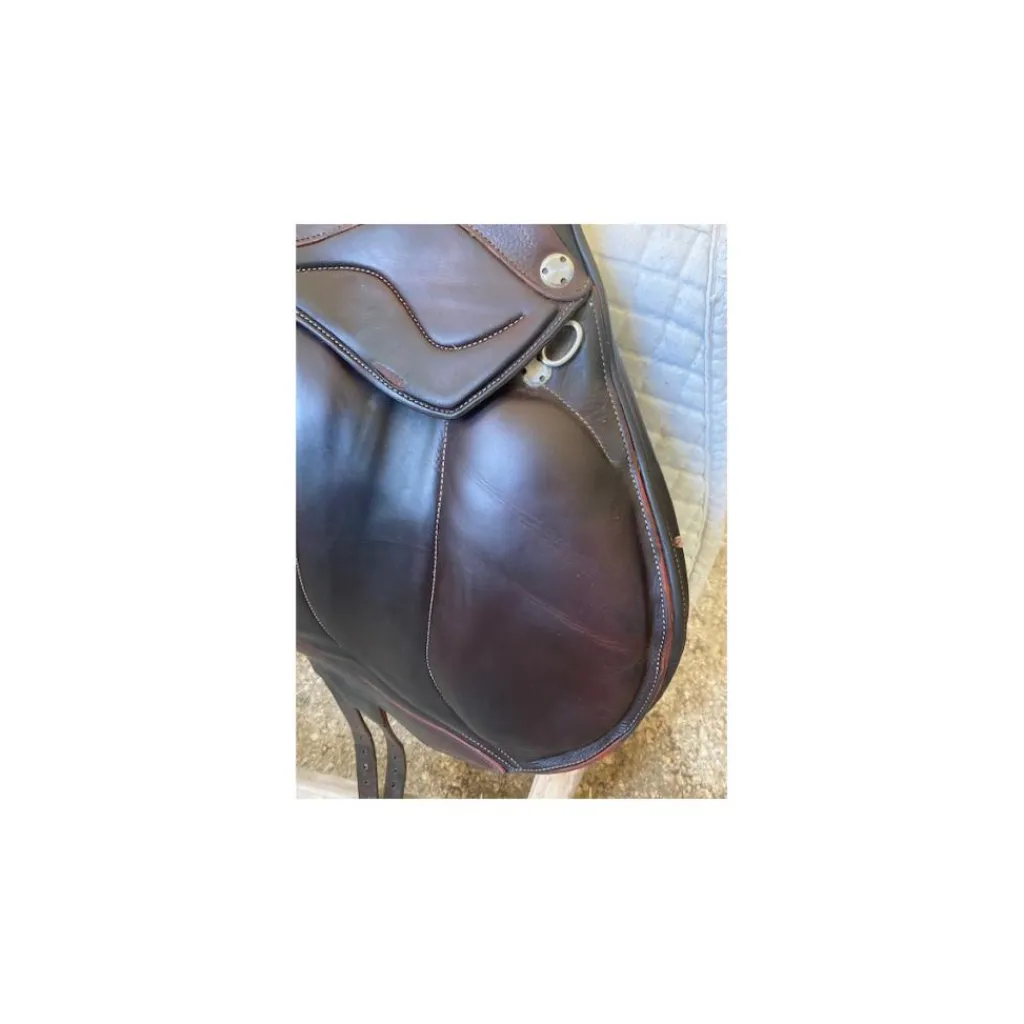 Devoucoux Selles De Cross>CHIBERTA LAB 3D3 17.5 2A avec 2 Sangles bavettes