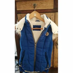 Penelope Leprevost Manteaux, Vestes Et Doudounes>doudoune pénélope bleu sans manche