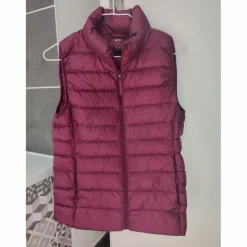 Doudoune prune XS sans manche*- Marque inconnue - Clearance
