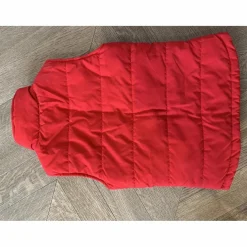 doudoune rouge sans manches*Equitheme Online