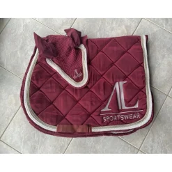 Alexandra Ledermann Ensemble Tapis + Bonnet>Ensemble bordeaux