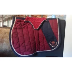 Ensemble Tapis + Bonnet>Ensemble bordeaux/bleu marine