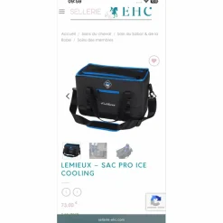 ensemble de deux guêtres et sac de transport pro ice*Lemieux Online