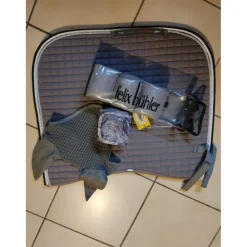 Schockemohle Ensemble Tapis + Bonnet><noscript><img width=